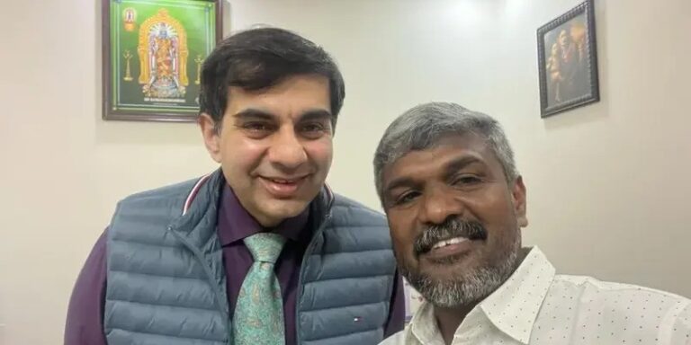 Mr.Karthi attending EVA clinic opening ceremony in chennai