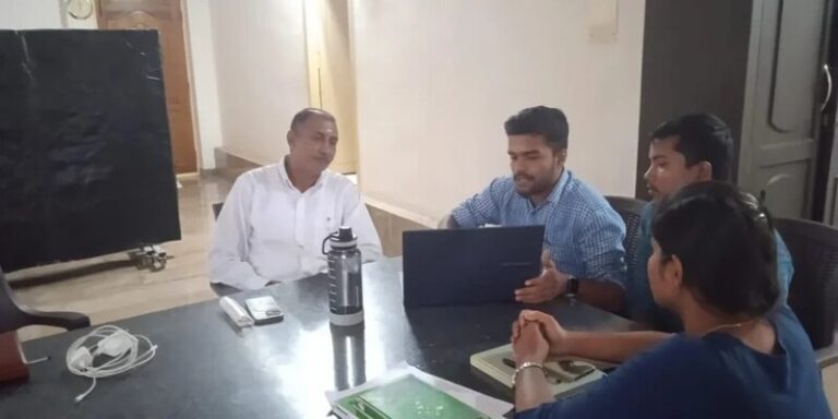 Mr. Ramakrishnan from kumarasamy college, karur, at KSV campus.