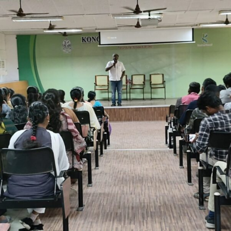 Inspiring Minds: Guest Lecture on Building Startup at Kongu Engineering College
