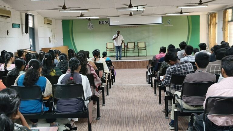 Inspiring Minds: Guest Lecture on Building Startup at Kongu Engineering College