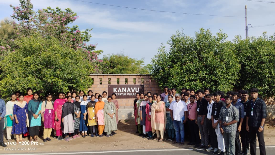 Industrial Visit by Kongu Engineering College MCA Students to Kanavu Startup Village