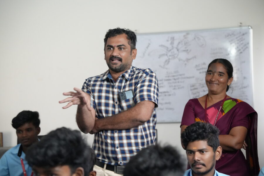 Kongu Vellalar Polytechnic Students at Kanavu Startup Village - A Day of Inspiration and Learning