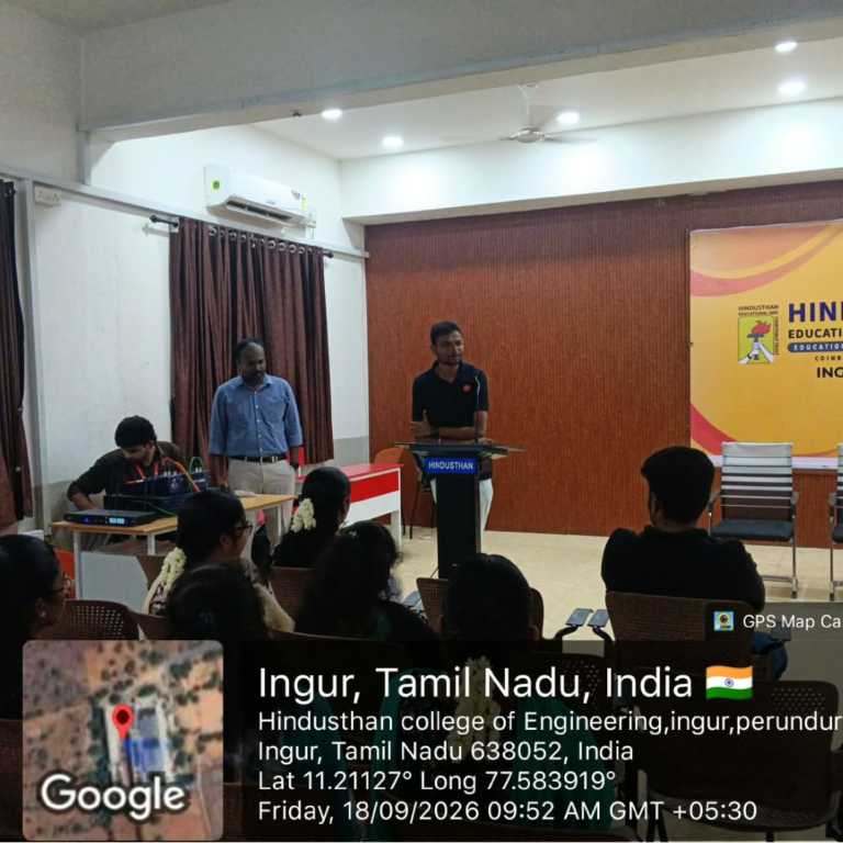 Workshop on AI in Web Development Conducted at Hindusthan College of Engineering